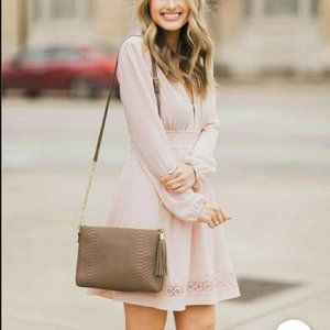 Wayf Pink Mini Dress
